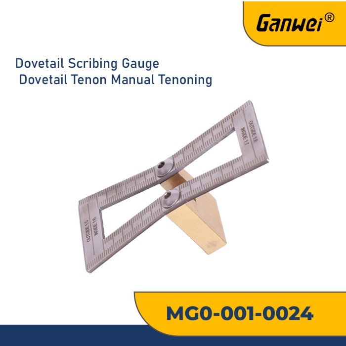 

GANWEI 0024 ALAT PENGGARIS PENYAMBUNG KAYU DOVETAIL SCRIBING GAUGE