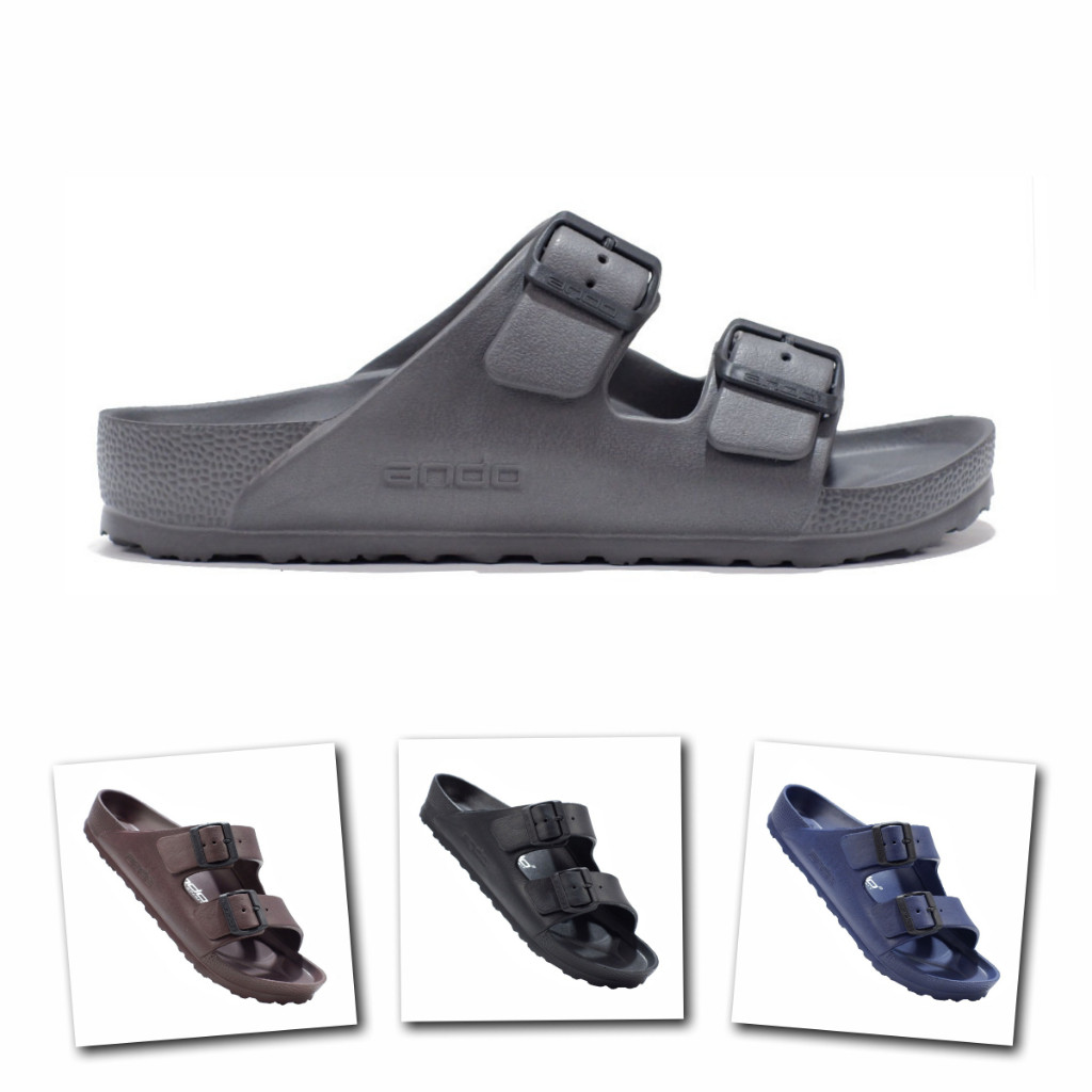 Sepatu Wanita Ando sultan Sendal pria selop karet sandal cowok laki laki dewasa model slip on casual