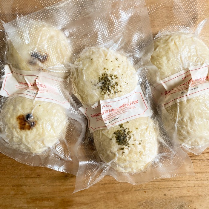 

TERUJI Bakpao Gluten Free Pao Frozen Smoked Brisket Kacang Hijau Coklat