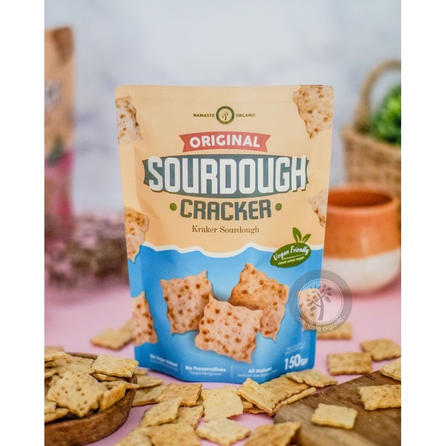 

CUCI GUDANG SOURDOUGH CRACKER VEGAN FRIENDLY - ORIGINAL 150GR