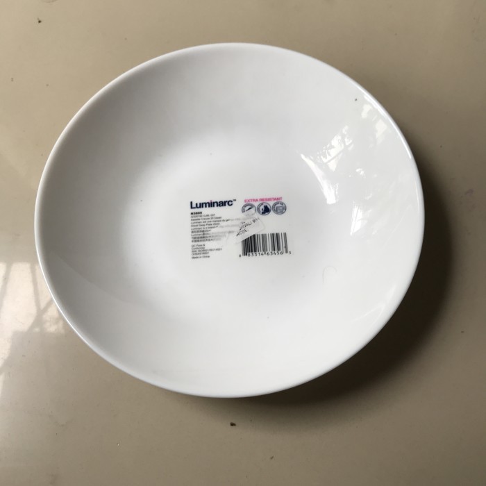 PIRING MAKAN DALAM SOUP PLATE PIRING SAYUR LUMINARC DIWALI 20CM
