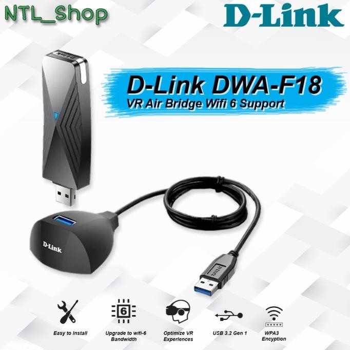 D-Link DWA-F18  VR Air Bridge Wifi 6 Support