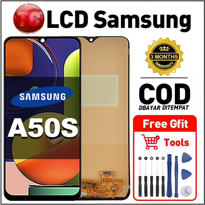 Original Lcd Samsung A50S fullset ori asli Layar hp touchscreen Sentuh Versi Tinggi COD