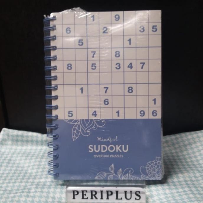 

BLUE- MINDFUL 600 SUDOKU PASTEL BLUE - 9780655226086