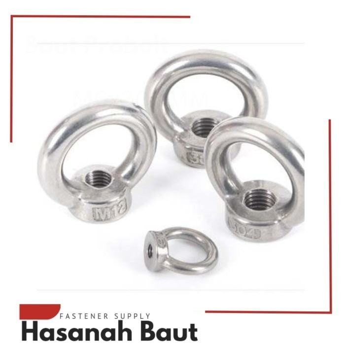 Sale Mur Mata M10 / Eye Nut M10 /Lifting Eye M10 Stainless 304