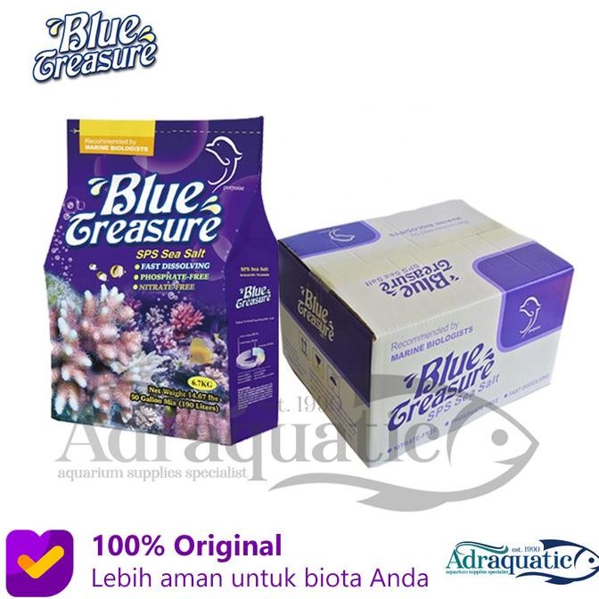 

BLUE- BLUE TREASURE SPS SEA SALT GARAM SINTETIS 6.7KG AIR LAUT REEF ASW