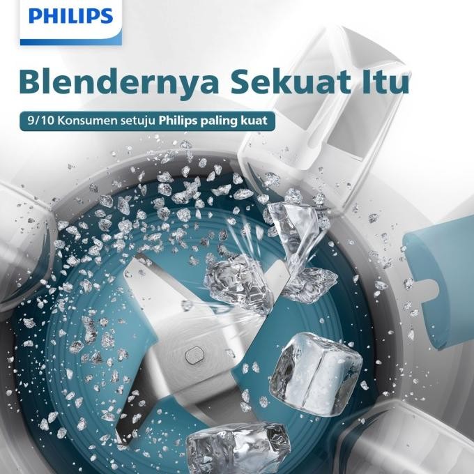 

BLUE- PHILIPS BLENDER 5000 SERIES HR2223/70 - MISTY BLUE + 3-IN-1 ACCESSORY