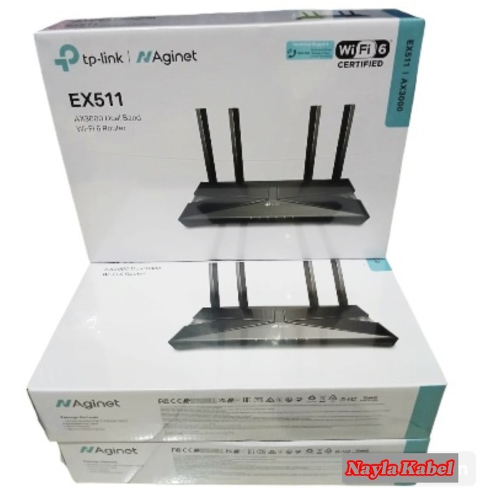 TERMURAH - TP-LINK AX3000 WIFI 6 Router tp link router ex511 acces point Dual-band Gigabit ports