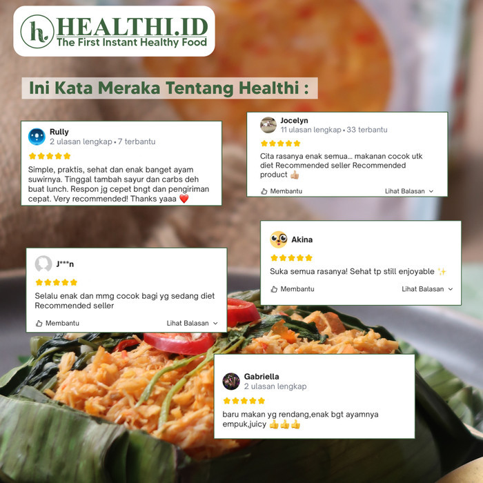 

Paket 1 Healthi.Id (3 Grill + 2 Minced + 1 Burger) Terlaris 100 % Original