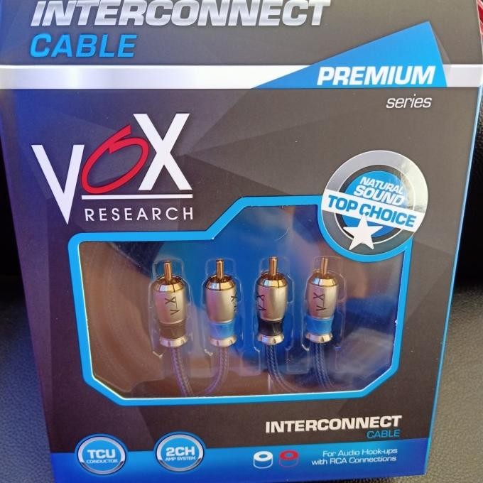 

BLUE- CABLE/KABEL RCA VOX RESEARCH PREMIUM BLUE SERIES 1M ORIGINAL