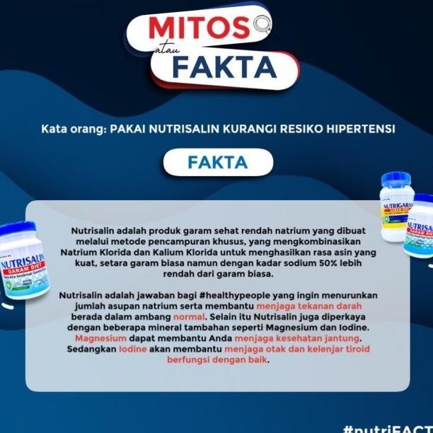 

Nutrisalin 400 Gram X Chia Seed 50Gr