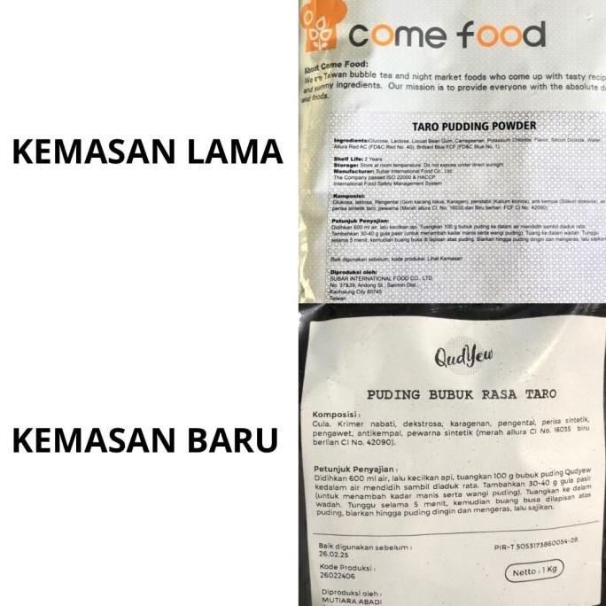 

Siap Kirim Come Food Taro Pudding 1 kg / Comefood / Puding Desert Toping ASLI