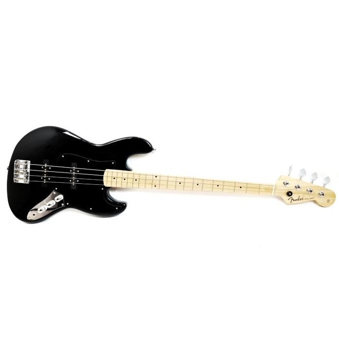 socket - Bass Elektrik Merk Fender Model Jazz Bass Warna Hitam Bonus Kabel Jack