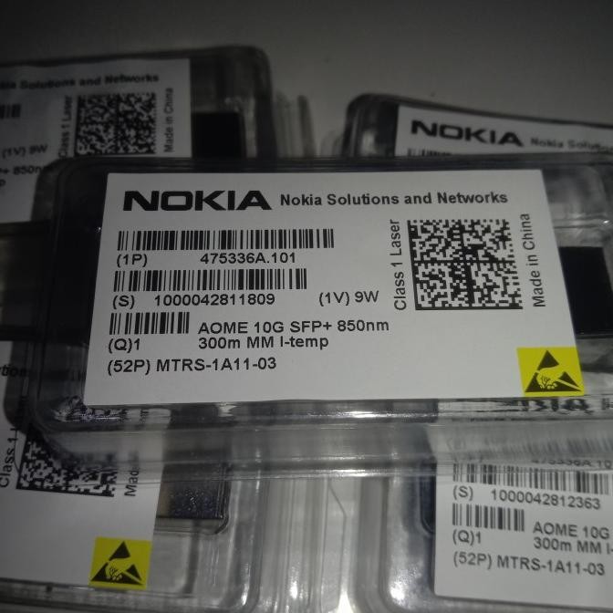 TERMURAH - NOKIA 10G SFP+ 850nm 300m MM