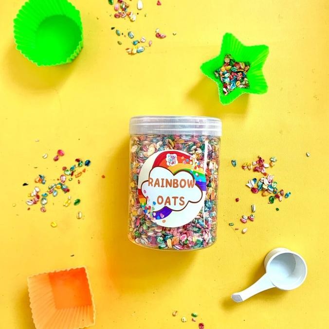 

Terlaris Rainbow Oats Sensory Play - PLAYDATEYUK COD