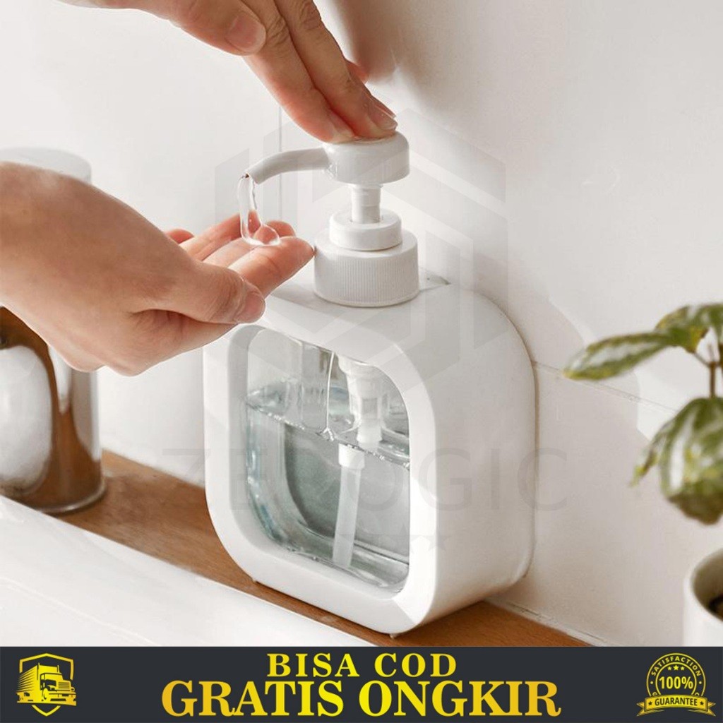 WADAH SAMPO TEMPAT SABUN CAIR PORTABLE AESTHETIC KAMAR MANDI 300ML