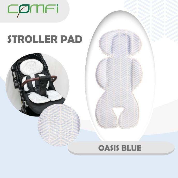 

BLUE- COMFI BREATHING STROLLER/CARSEAT PAD OASIS BLUE