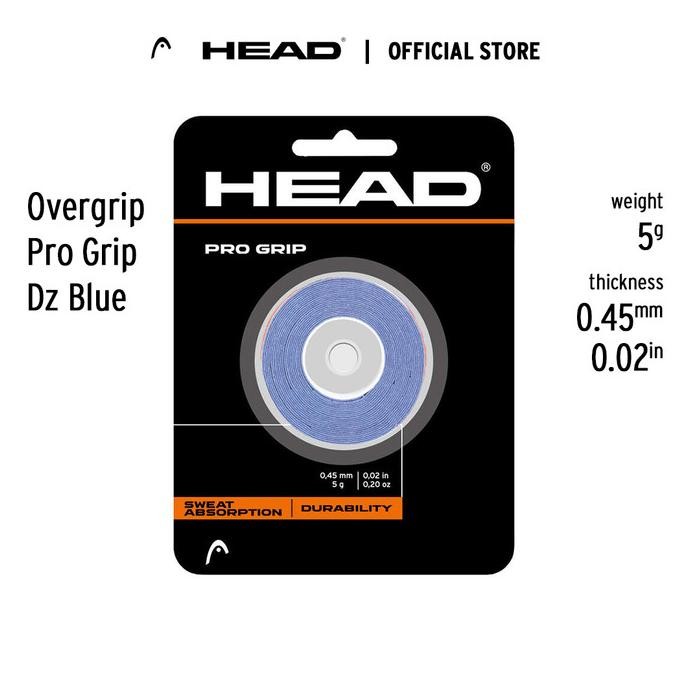 

BLUE- HEAD OVERGRIP PRO GRIP DZ BLUE - GRIP RAKET TENNIS