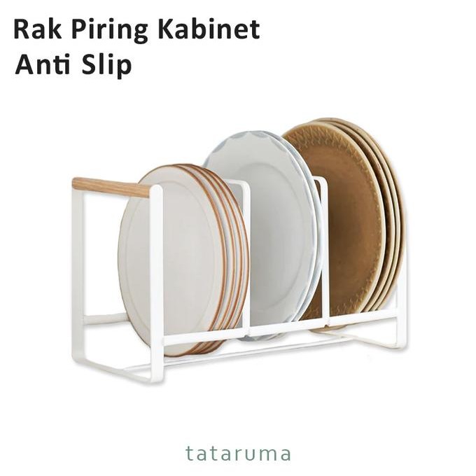 

tokyo - rak piring/mangkok anti slip 3 sekat termurah