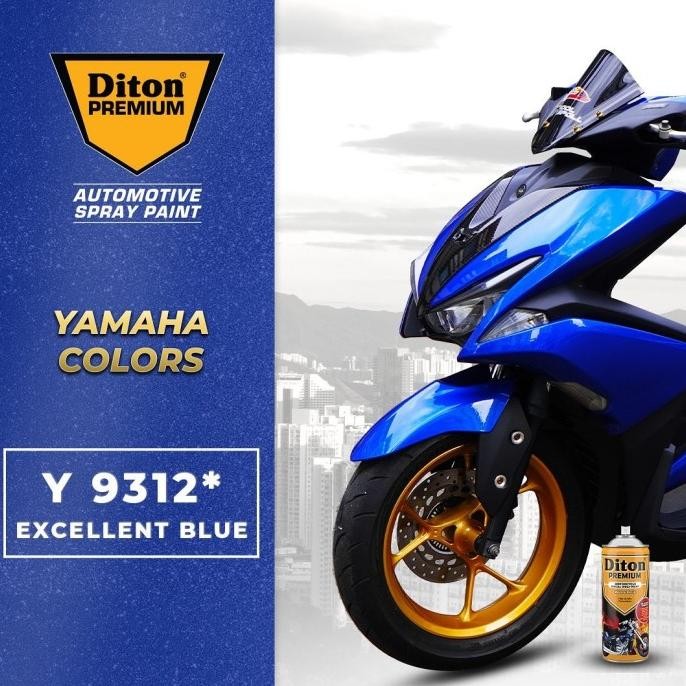 

BLUE- CAT SEMPROT DITON PREMIUM YAMAHA COLORS - EXCELLENT BLUE Y 9312*