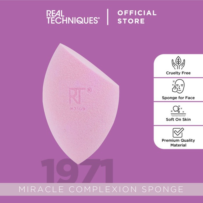 Real Techniques 1971 Miracle Compexion Sponge - Pastel Rainbow Sponge