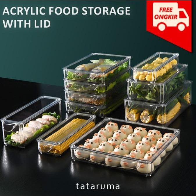 

yozu big - kotak penyimpanan makanan di kulkas / organizer kulkas termurah