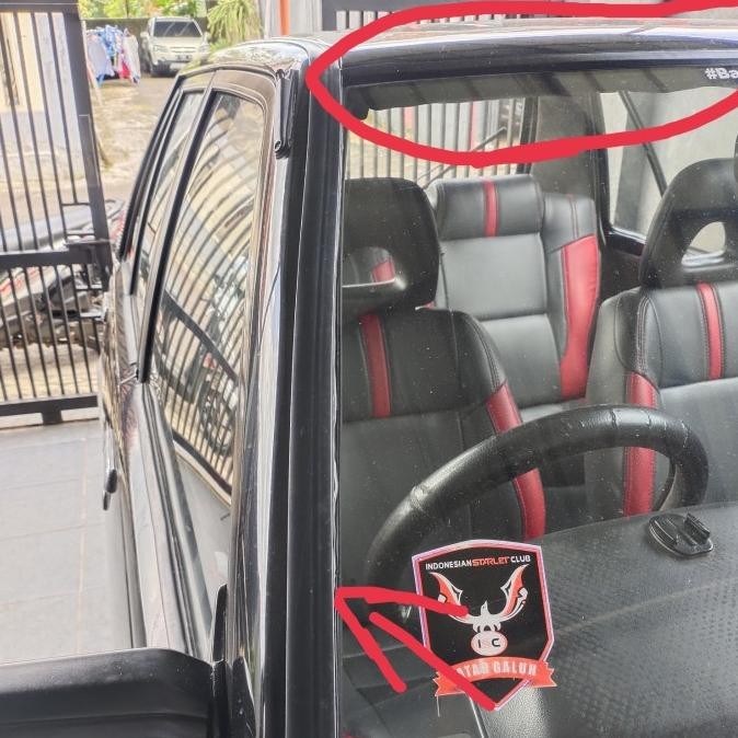 Karet Atap + Karet Kaca Depan Atas Starlet Kotak Forsale