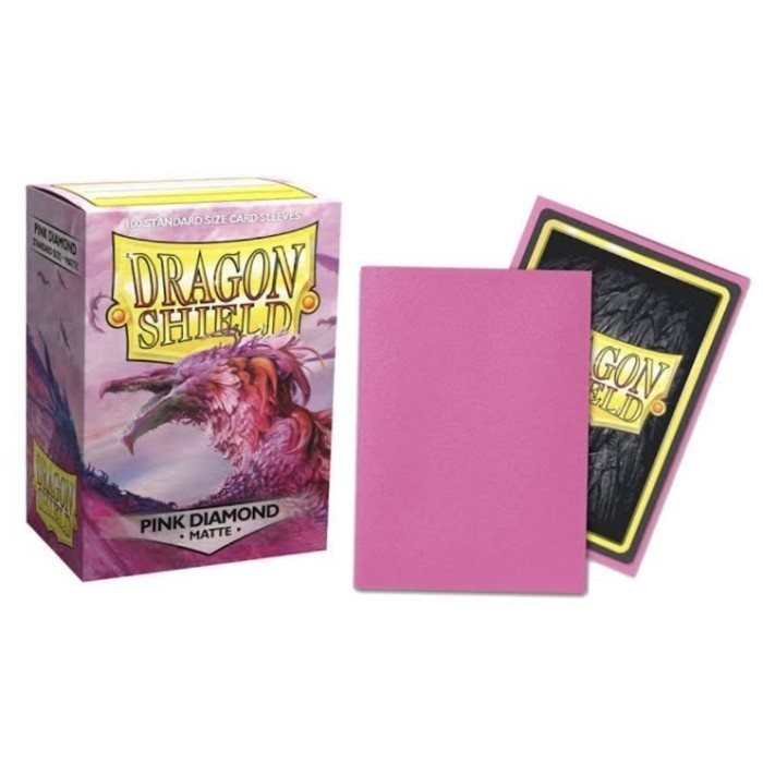 Dragon Shield 100 STD Pink Diamond Matte (Standard Size)