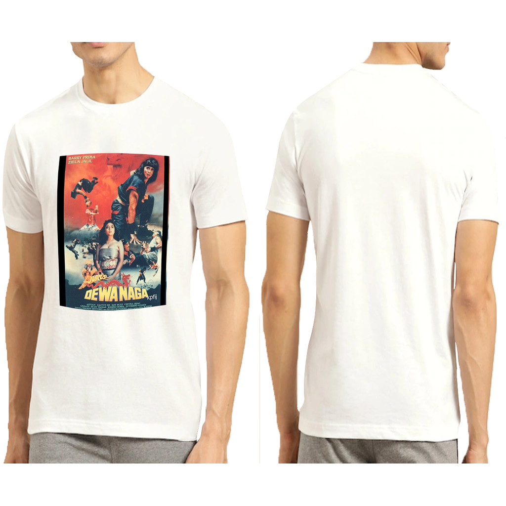 Kaos T-Shirt Putih Jurus Dewa Naga
