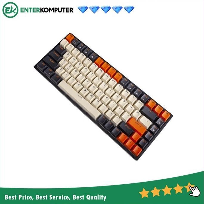 

BLUE- PARADOX GHOST ZX 84 PBT CARBON 75% MECHANICAL KEYBOARD (BLUE SWITCH)