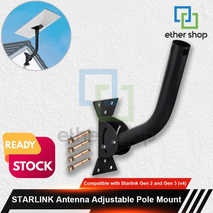 Adjustable Roof Wall Mounting For Starlink Gen 2 and Gen 3