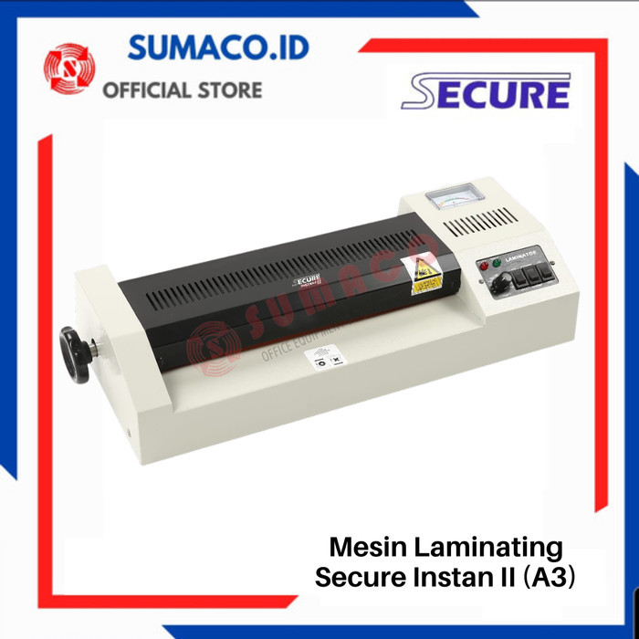 

Mesin Laminating Secure Instant II A3 Thermal Cold (Body Besi)