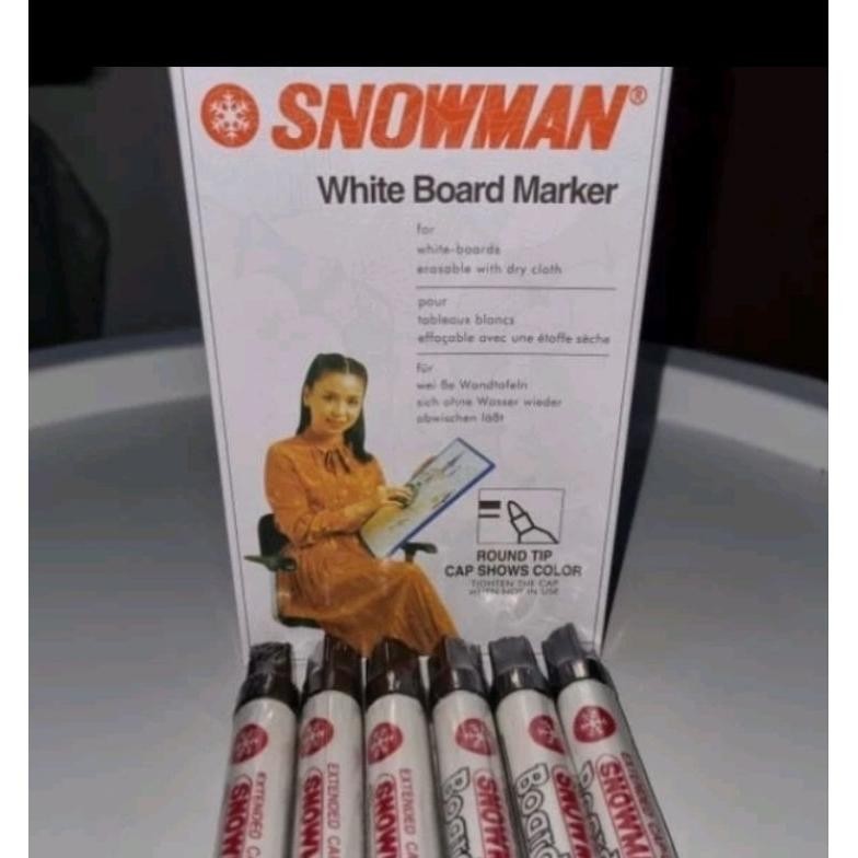 

Trend Spidol Snowman Whiteboard / White Board Marker Abg-12 / Abg12