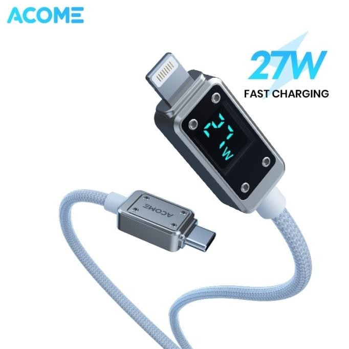 

BLUE- ACOME KABEL DATA SERI AI NEW LIGHTNING TYPE C 1 METER CABLE LED DISPLAY AIC FAST CHARGING 65W BLUE ORIGINAL - GARANSI RESMI 1 TAHUN