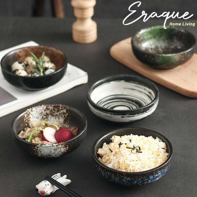 Yui Korean Rice Bowl 5" / Piring Mangkuk Nasi Lauk Keramik Korea Unik GTM