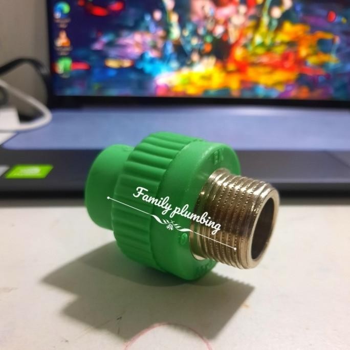 socket - SOK SOCKET DRAT LUAR SDL MALE THREAD JOINT 20x3/4" 1/2x3/4" PPR RUCIKA