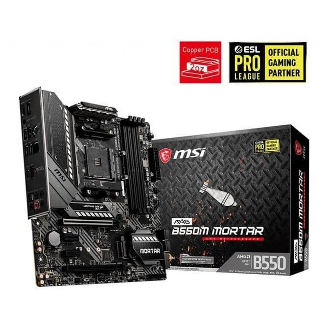 socket - MSI MAG B550M MORTAR (Socket AM4)