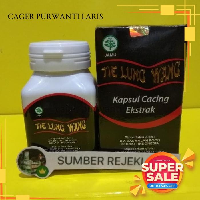

TIE LUNG WANG KAPSUL CACING EKSTRAK ISI 30 KAPSUL BEST QUALITY!!