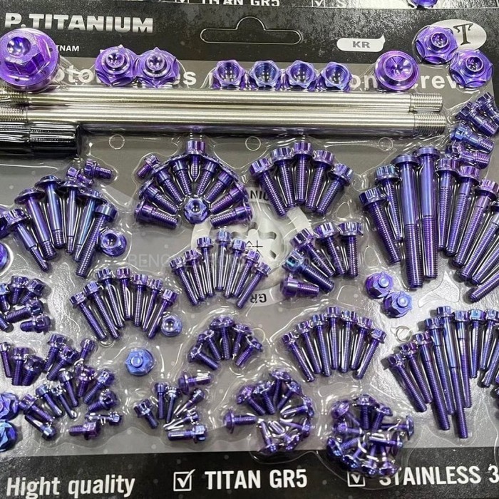 BAUT TITANIUM NINJA R FULSET LENGKAP 1 UNIT NINJA R SS ORIGINAL