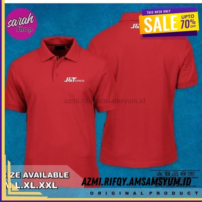 (DONE) KAOS POLO SHIRT TSHIRT BAJU KERAH DISTRO JNT EXPRESS POLOS WANITA KEREN CUSTOM INDONESIA PRIA
