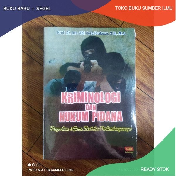 

T.B.S.I. BUKU KRIMINOLOGI DAN HUKUM PIDANA - ABINTORO PRAKOSO