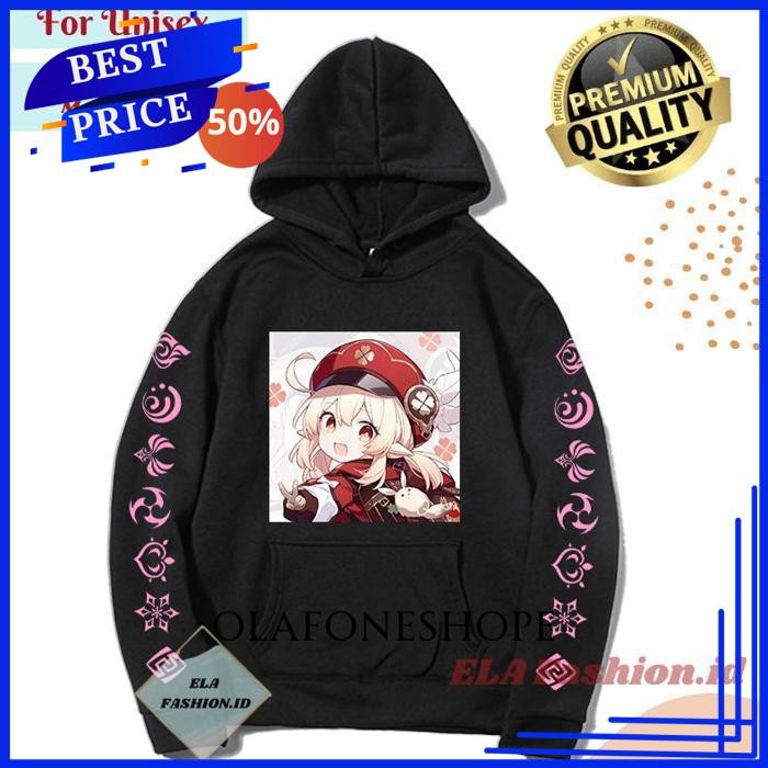 HOODIE GENSHIN IMPACT HOODIE KTER VENTI KLEE QIQI BY OLAFONESHOPE GRATIS ONGKIR !!