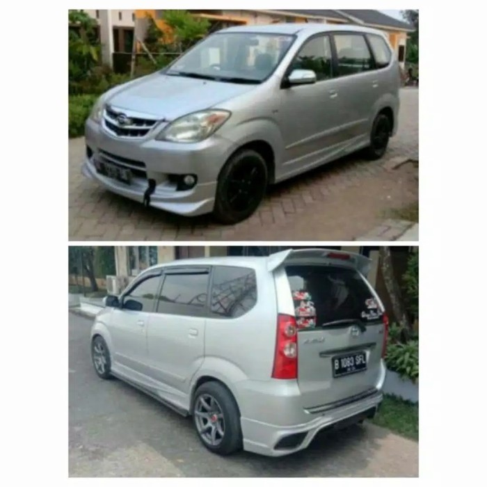 BODY KIT AVANZA XENIA MODEL OLD 2007 - 2011