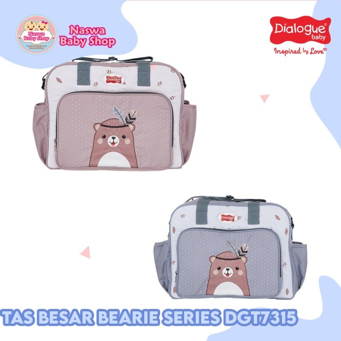 DISKON Dialogue Baby Tas Besar Perlengkapan Bayi Bearie Series DGT7315