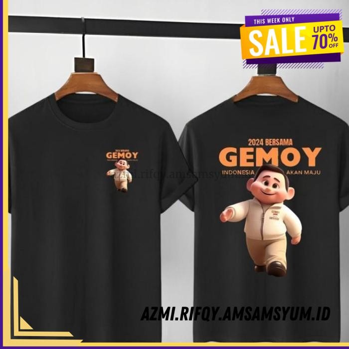 (DONE) KAOS BAJU DISTRO GEMOY PRABOWO GIBRAN PRESIDEN WAKIL INDONESIA PARTAI      BEST DEAL 