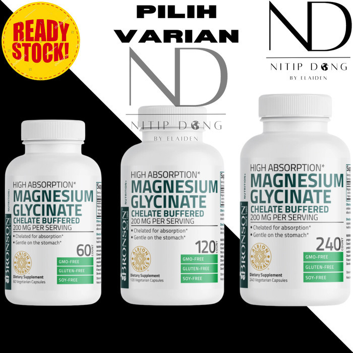 Magnesium Glycinate Bronson 200MG