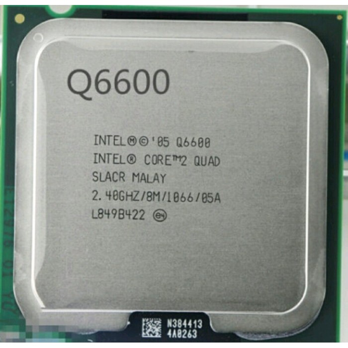 PROSESOR intel core 2 quad Q6600 S/D Q9550 Q9650 QX6700 Q9400 Q8200