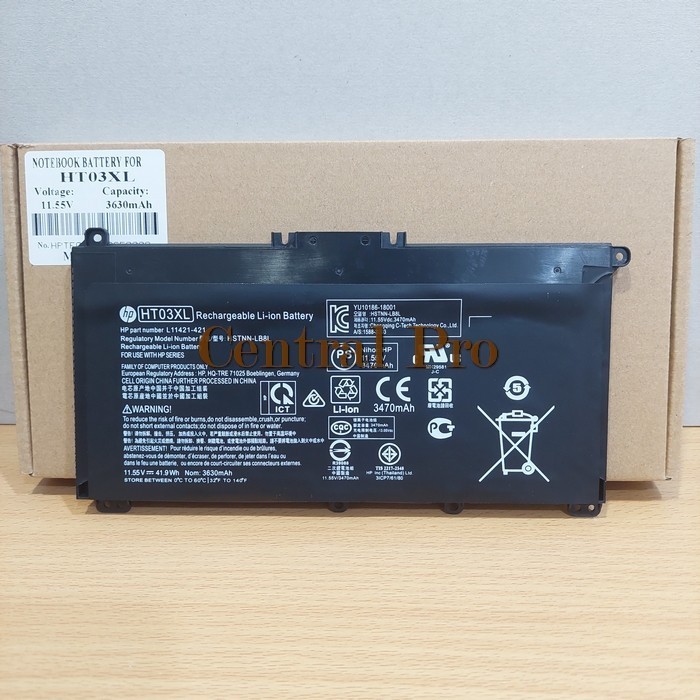 Baterai Laptop Hp 14-cm0094AU 14-cm0077AU 14-cm0078AU NEW HT03XL -CPRO