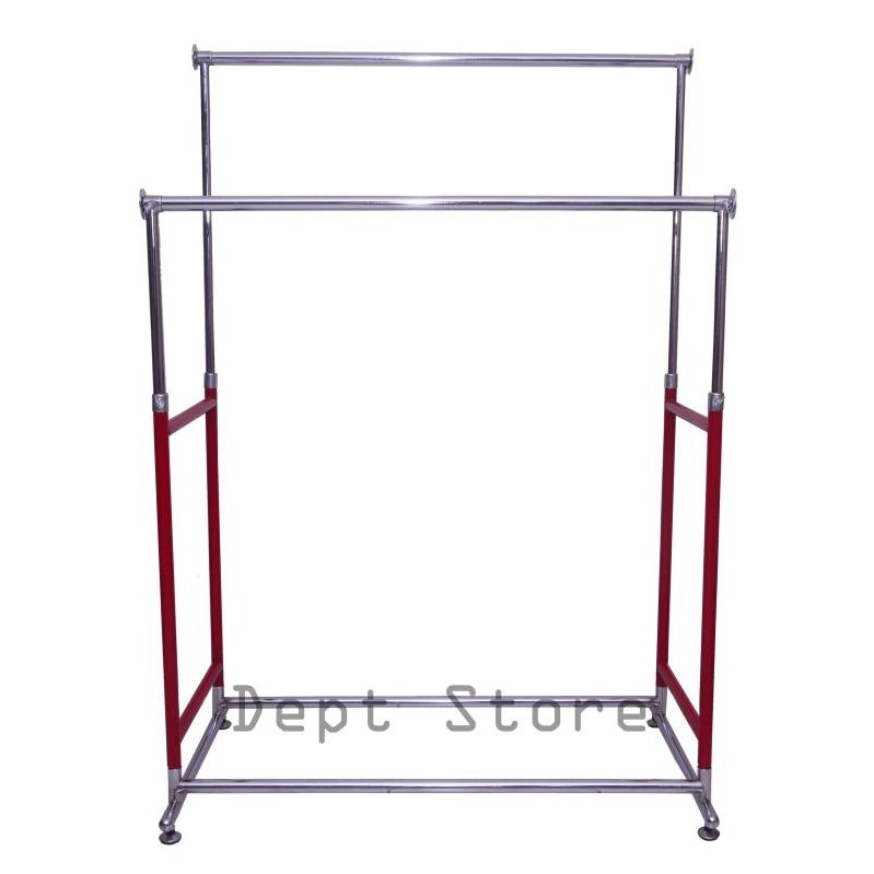 Gawangan 2 Sisi Double Tarik Ujung | Gantungan Baju | Gawang Premium