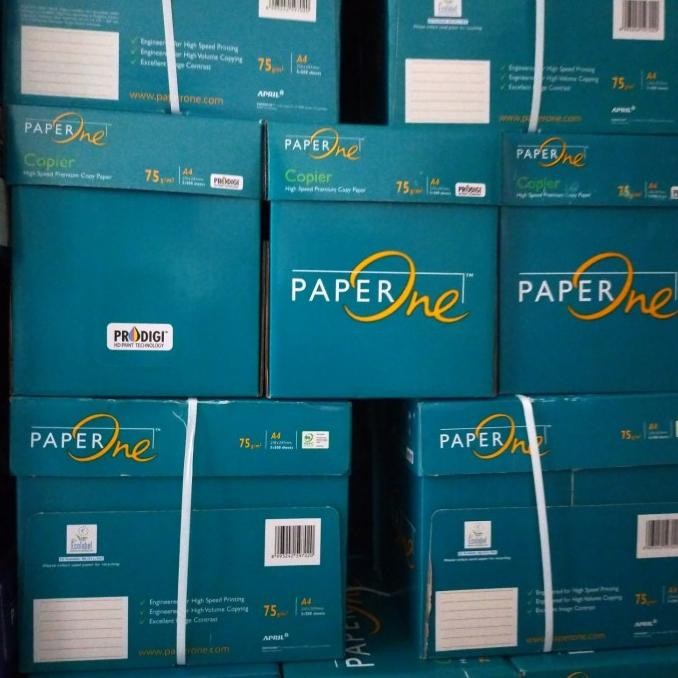 

TERMURAH - kertas hvs a4 75gr paperone 1 dus